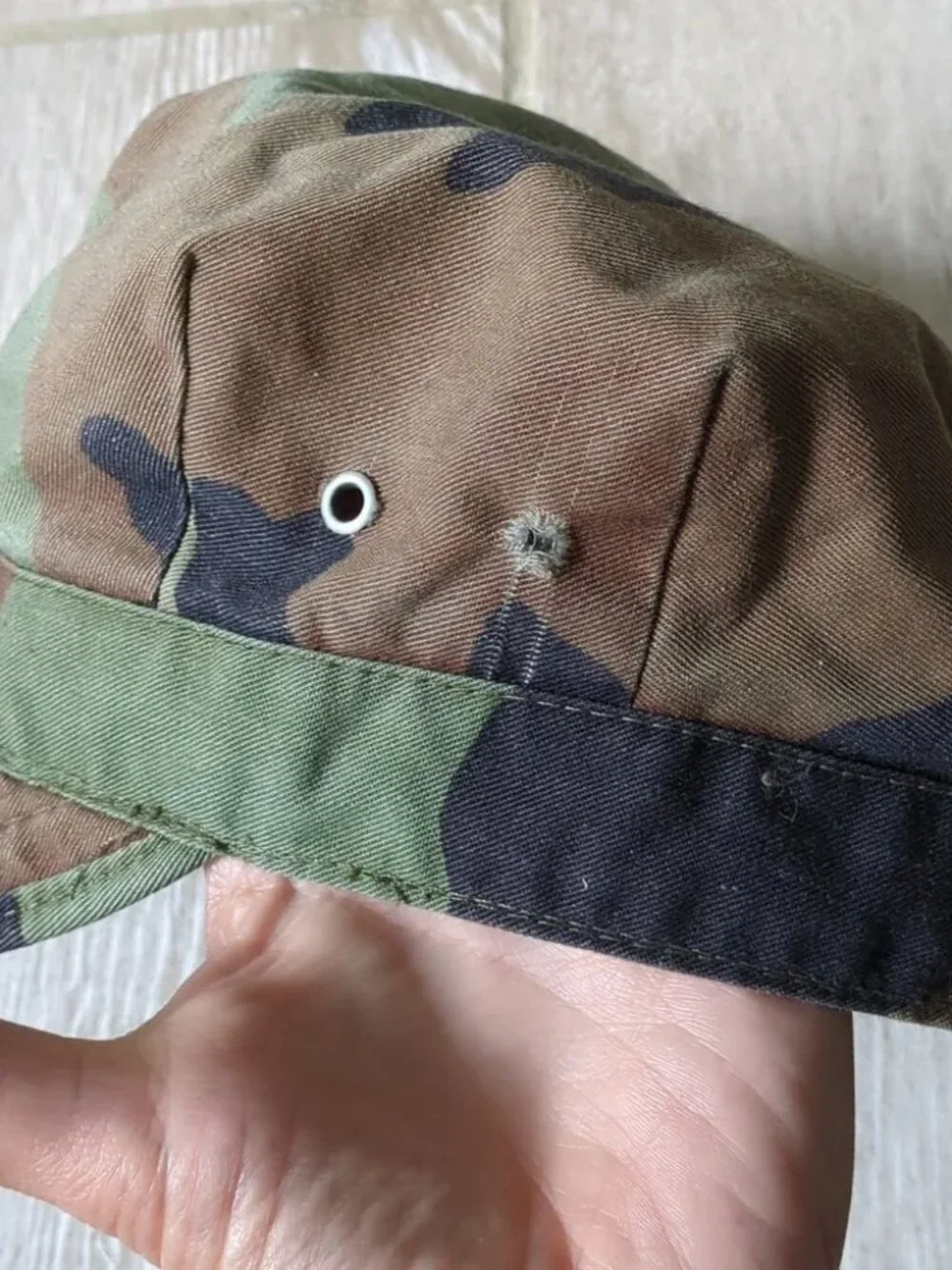 1988 USMC 8-Point Utility Cover | Marine Corps BDU Cap EGA Size Small